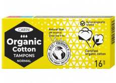 Carin Organic Cotton Normale Bio-Tampons aus natürlicher Baumwolle 16 Stück