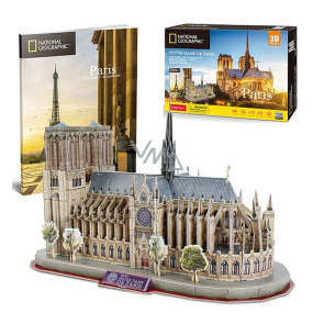 CubicFun 3D Puzzle Notre Dame 128 dílků, doporučený věk 10+