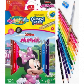Colorino Crayons dreieckige Disney Minnie 13 Farben