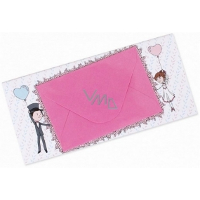 Albi Schokolade mit einer Tasche für Geld Hochzeit Humorvoll 15,4 cm × 7,3 cm × 1 cm 85 g