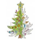Monumi Weihnachtsbaum Puzzle für Kinder ab 3 Jahren Größe 67 cm
