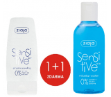 Ziaja Sensitive Skin Enzymatisches Peeling für empfindliche Haut 60 ml + Mizellenwasser für empfindliche Haut 200 ml, Duopack