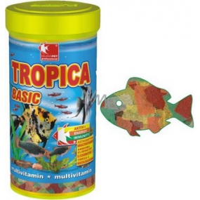 Dajana Tropica Basis Flockenfutter für alle Arten von Zierfischen 250 ml
