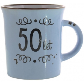 Albi Keramiktasse mit der Aufschrift 50 Jahre 320 ml