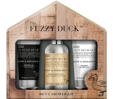Baylis & Harding The Fuzzy Duck Men´s Hanf & Bergamotte Reinigungsgel für Körper und Haare 300 ml + Duschgel 200 ml + Haarshampoo 200 ml, Kosmetikset für Männer