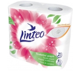 Linteo Care & Comfort Toilettenpapier weiß 150 Stück 2lagig 17 m, 4 Stück