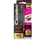 Delia Cosmetics Cameleo Cremige professionelle Augenbrauenfarbe, Ammoniakfrei 3.0 Dunkelbraun - Dunkelbraun 15 ml