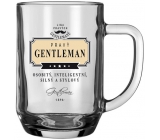 Nekupto League of Real Gentlemen Bierglas Real Gentleman - unverwechselbar, intelligent, stark und stilvoll 500 ml