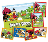Angry Birds sběratelské album s plakátem a samolepkami 8 kusů, doporučený věk 3+