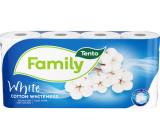 Dieses Family Cotton Whiteness Toilettenpapier weiß 2-lagig 150 Stück 8 Stück