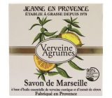 Jeanne en Provence Verveine Cédrat - Verbena und Zitrusfrüchte feste Toilettenseife 100 g