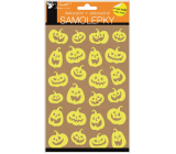 Halloween Sticker leuchtend im Dunkeln eines lachenden Kürbises 14 x 25 cm