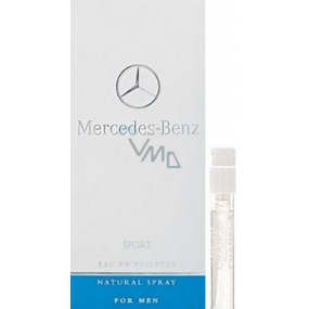 Mercedes-Benz Mercedes Benz Sport EdT 1,5 ml Herren-Eau de Toilette Spray, Vialka