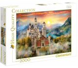 Clementoni Puzzle Neuschwanstein 2000 dílků, doporučený věk 10+