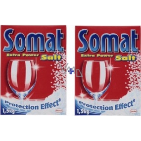 Somat Geschirrspülsalz mit Schutzwirkung von 2 x 1,5 kg