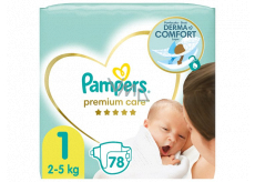 Pampers Premium Care 1 Neugeborene 2-5 kg Windelhöschen 78 Stück
