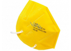 Bari Medical Respirátor ústní ochranný 5-vrstvý FFP2 obličejová maska žlutá 1 kus
