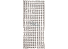 Albi Selbstklebende Perlen weiß 828 Steine 4 mm
