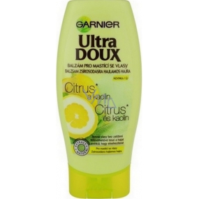 Garnier Ultra Doux Citrus und Kaolin Balsam für fettiges Haar 200 ml