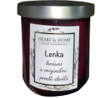 Heart & Home Sweet Cherry Soja-Duftkerze mit dem Namen Lenka 110 g