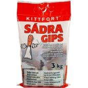 Kittfort Gips Gips weiß - Modellierung 3 kg