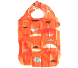 Piz Buin Einkaufstasche für eine Handtasche orange, mit einer Hülle 36 x 30 cm