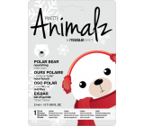 MasqueBar Pretty Animalz Lední medvěd textilní pleťová zklidňující maska 21 ml