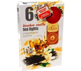 Teelichter Bourbon Vanille mit dem Duft von Bourbon und Vanille duftenden Teelichtern 6 Stück