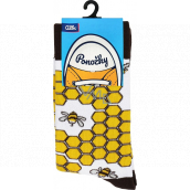 Albi Barevné ponožky univerzální velikost Včely 1 pár