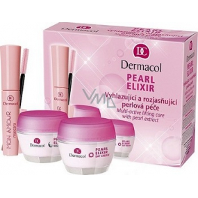 Dermacol Pearl Elixir Tagescreme 50 ml + Nachtcreme 50 ml + Mascara 5 ml, Kosmetikset