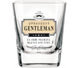 Nekupto League of True Gentlemen Whiskyglas Ein echter Gentleman lässt seine Handlungen für sich sprechen 200 ml