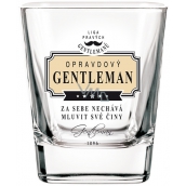 Nekupto League of True Gentlemen Whiskyglas Ein echter Gentleman lässt seine Handlungen für sich sprechen 200 ml
