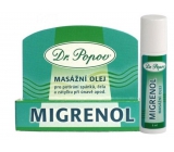 DR. Popov Migrenol Roll-On Massageöl gegen Schlaf, Stirn und Nacken bei Müdigkeit, Migräne, Übelkeit