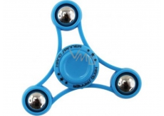 Zappeln Sie Spinner Gyro mit Bällen Anti-Stress-Funktion blau 6,5 x 6,5 cm
