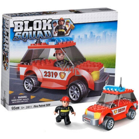EP Line Blok Squad Fire Patrol hasičské auto stavebnice 93 dílků, doporučený věk 5+