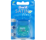 Oral-B Satin Mint hedvábná dentální nit s příchutí mentolu 25 m 1 kus