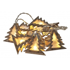 Emos Lighting Christmas Chain Trees 3D, 1,35 m, 10 LEDs, warmweiß + 0,3 m Netzkabel