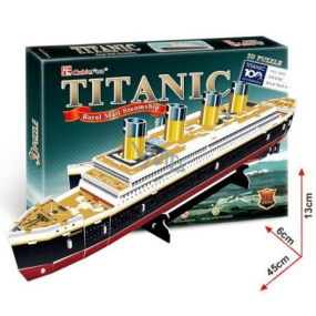 Clementoni Puzzle 3D Titanic 35 dílků, doporučený věk 9+