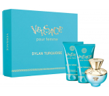 Versace Dylan Turquoise Eau de Toilette für Damen 50 ml + Körpergel 50 ml + Duschgel 50 ml, Geschenkset