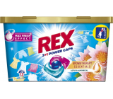 Rex 3 + 1 Power Caps Aromatherapy Lotus & Mandelöl Waschkapseln für weiße und bunte Wäsche 13 Dosen