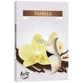 Bispol Aura Vanilla - Teelichter mit Vanille-Duft 6 Stück
