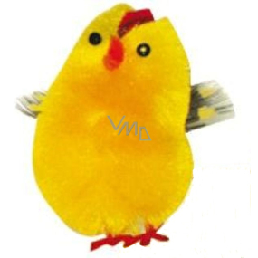 Huhn mit Feder 4 cm, 1 Stück