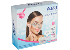 Astrid Aqua Biotic Tages- und Nachtcreme 50 ml + Mizellenwasser 400 ml + Textilmaske 20 ml, Kosmetikset