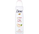 Dove Go Fresh Peach & Lemon Verbena Scent deodorant sprej pro ženy bez hliníkových solí 150 ml