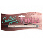 Nekupto Glühender Stift mit dem Namen Kamila, Touch Tool Controller 15 cm