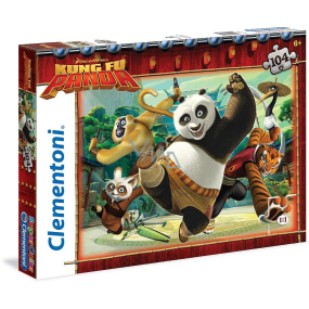 Clementoni Puzzle Kung Fu Panda 104 dílků, doporučený věk 6+