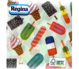 Regina Party Papierservietten 1lagig 33 x 33 cm 45 Stück Eis am Stiel
