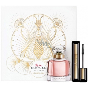 Guerlain Mon Guerlain Eau de Parfum für Frauen 50 ml + Cils D Enfer So Volume 01 Noir Schwarz 8,5 ml, Geschenkset