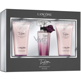 Lancome Trésor Midnight Rose parfümiertes Wasser 30 ml + Körperlotion 50 ml + Duschgel 50 ml, Geschenkset