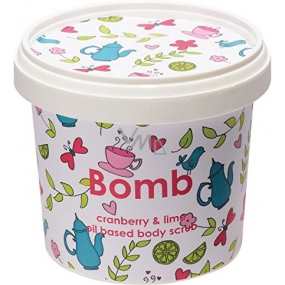 Bomb Cosmetics Cranberry und Lime Natural Duschkörper Peeling 365 ml